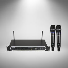 Load image into Gallery viewer, SONIO PRO Wireless Microphone System with Echo, Bass and Treble Control & Rechargeable Functions - Sonio